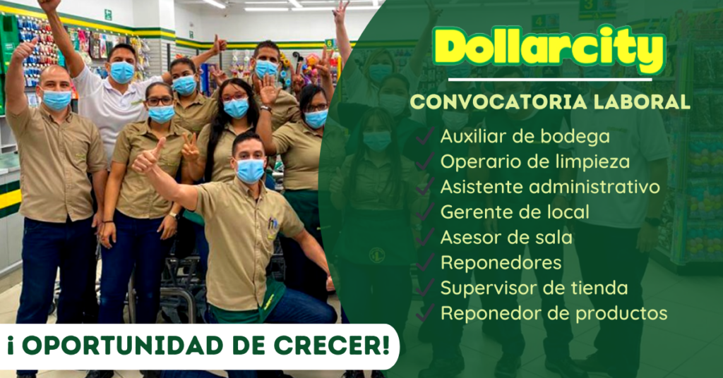 Postula para los puestos laborales en DOLLARCITY | Revisa la información